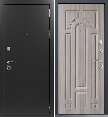Входная дверь Command Doors Патриот графит 17.02 Сандал Белый